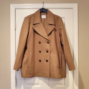 Old Navy Camel Pea Coat XXL